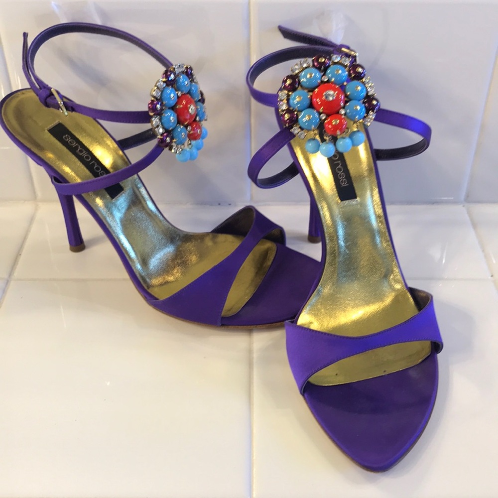 🌹5 HP🌹 GORGEOUS  SERGIO ROSSI ANKLE STRAP HEELS